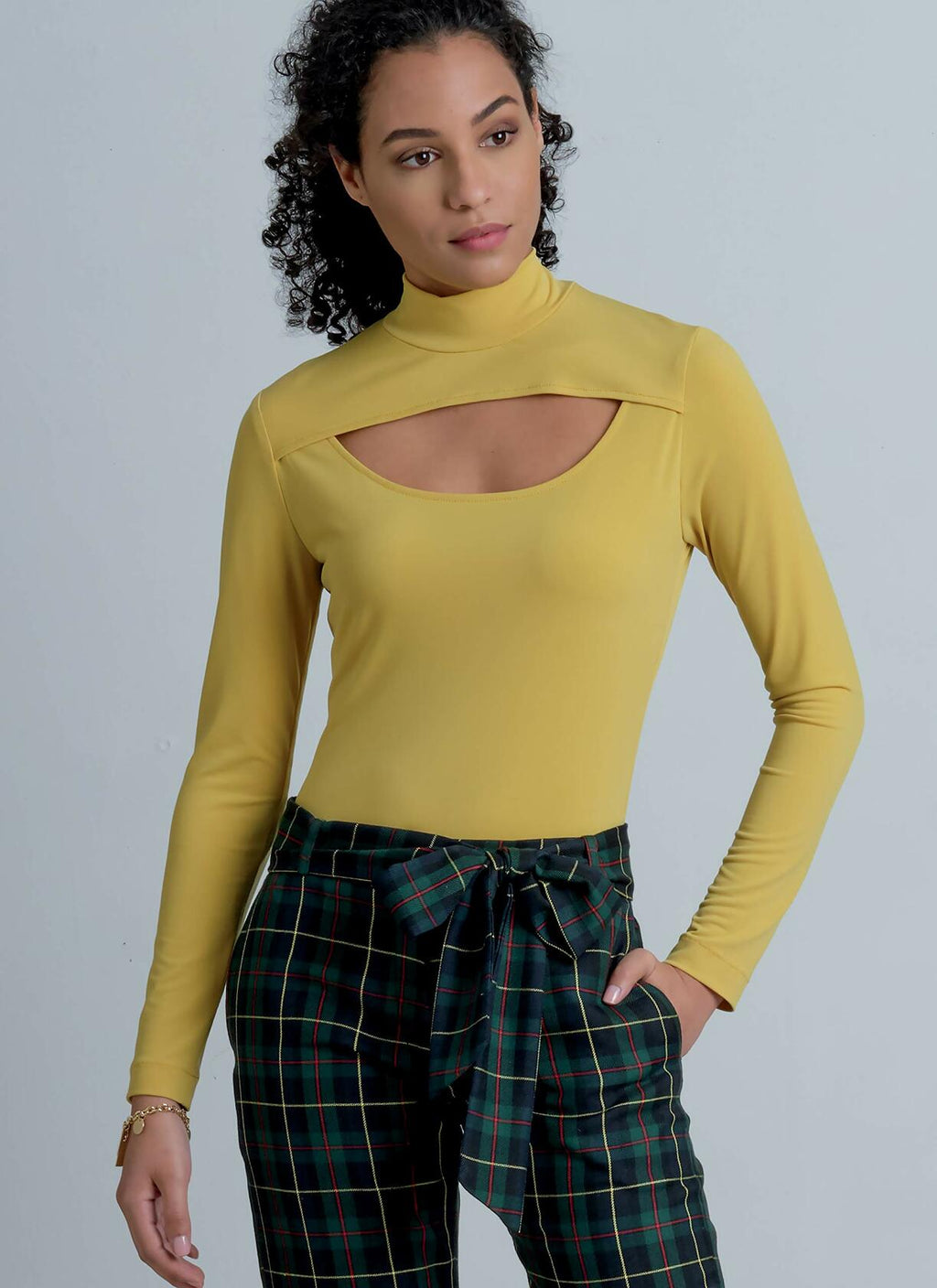 McCall's M8003E5 Easy Women's Long Sleeve Pullover Top Sewing Patterns, Sizes