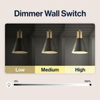 JONATHAN Y Apollo 6" Metal LED Pendant Contemporary Dimmable Adjustable JYL6131A