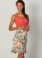 McCall Pattern Women's Flounce Skirt, Sizes 6-14 Sewing Pattern