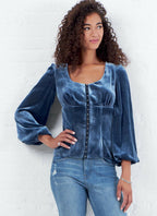 McCall's Women's Blouse and Vest, Sizes 6-14 Sewing Pattern