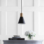 JONATHAN Y Apollo 6" Metal LED Pendant Contemporary Dimmable Adjustable JYL6131A