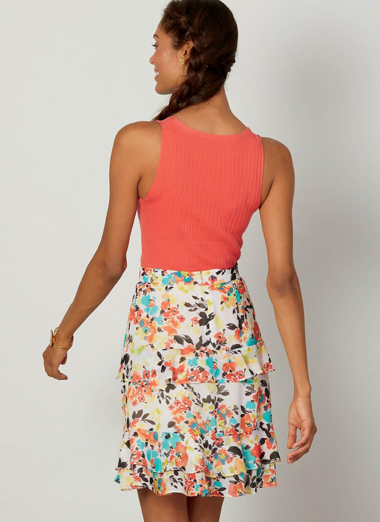 McCall Pattern Women's Flounce Skirt, Sizes 6-14 Sewing Pattern