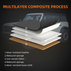 RAWAKORW Car Seat Covers Custom Fit for Ford Bronco 2021 2022 2023 2024 2025 4