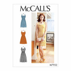 McCall Pattern Company McCall's Women's Backstrap Sleeveless Dress, Sizes 12-20