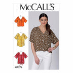 McCall's Patterns McCall's Women's Loose Fitting Blouse, Sizes XS-M Sewing