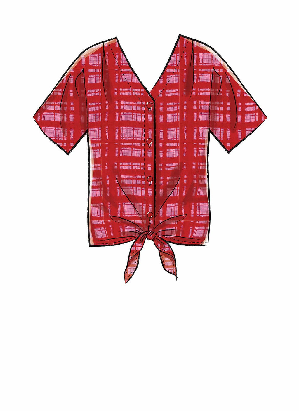McCall's Patterns McCall's Women's Loose Fitting Blouse, Sizes XS-M Sewing