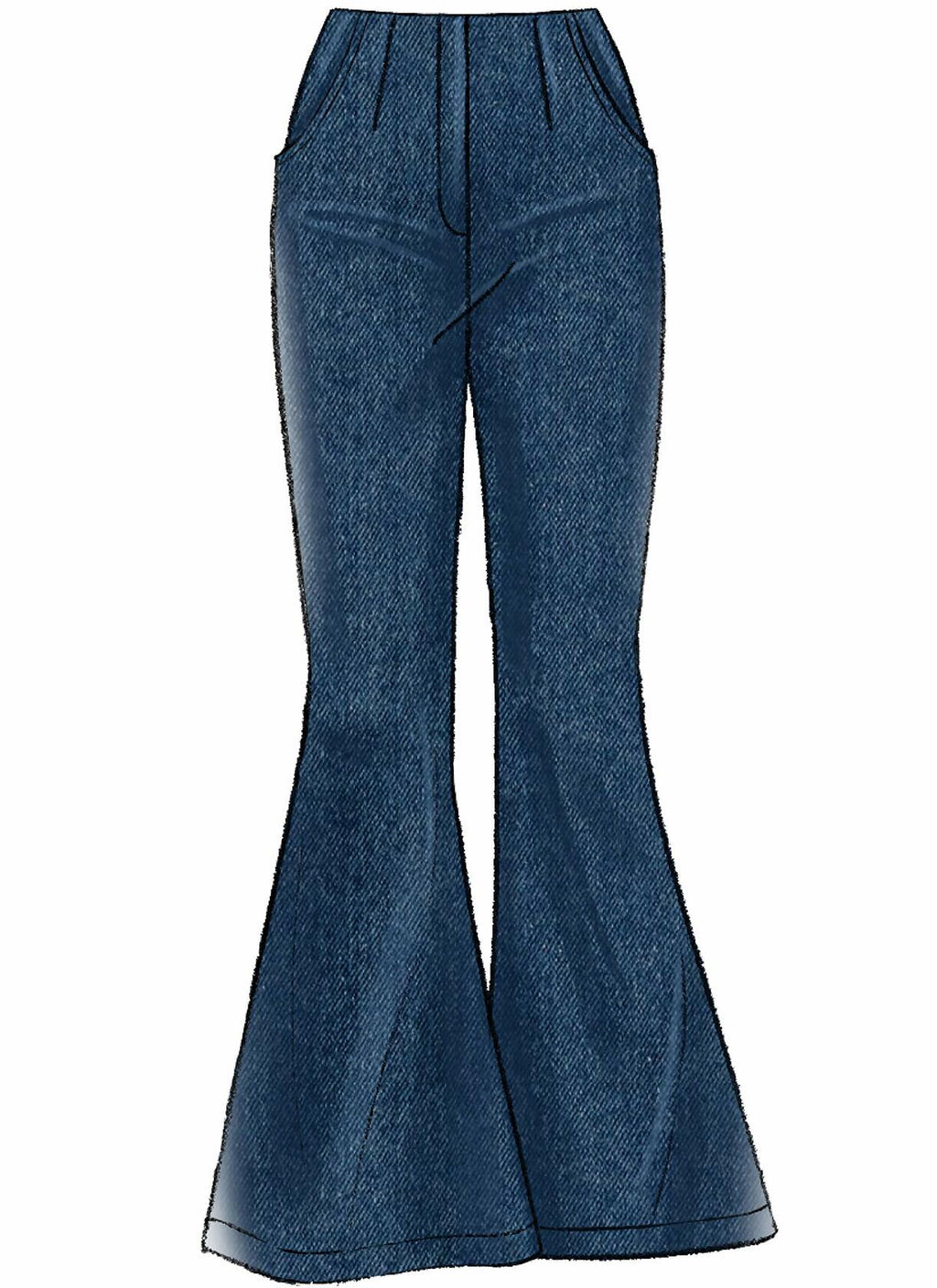 McCall's M7934A5 Women's Shorts, Straight Leg Pants, and Flared Leg Pants Sewing