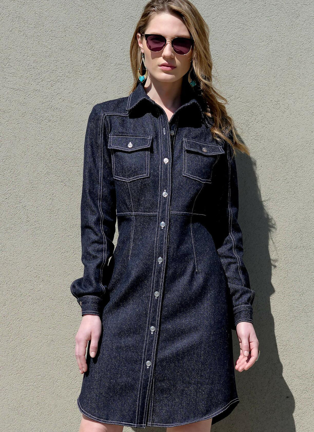 McCall Pattern Company McCall's Women's Button-Up Collared Dress Sewing