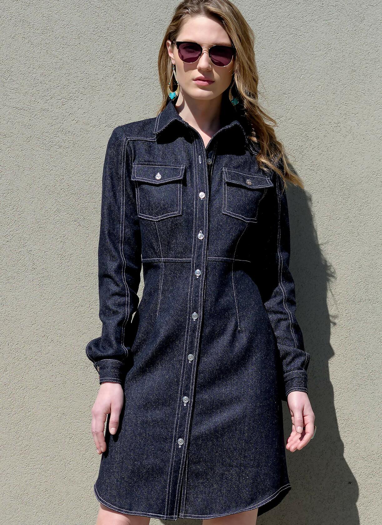 McCall Pattern Company McCall's Women's Button-Up Collared Dress Sewing
