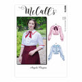 McCall's Pattern M8078 AX5 Misses' Historical Blouse by Angela Clayton, Size AX5