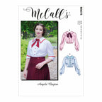 McCall's Pattern M8078 AX5 Misses' Historical Blouse by Angela Clayton, Size AX5