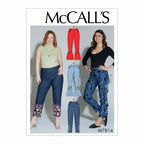 McCall's Patterns McCall's M7814 Women's Bell Bottom and Straight Fit Pants
