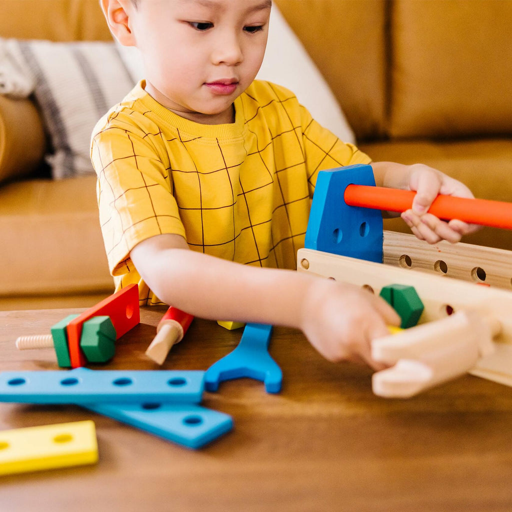 24 pcs Melissa & Doug Take-Along Tool Kit Wooden Construction Toy