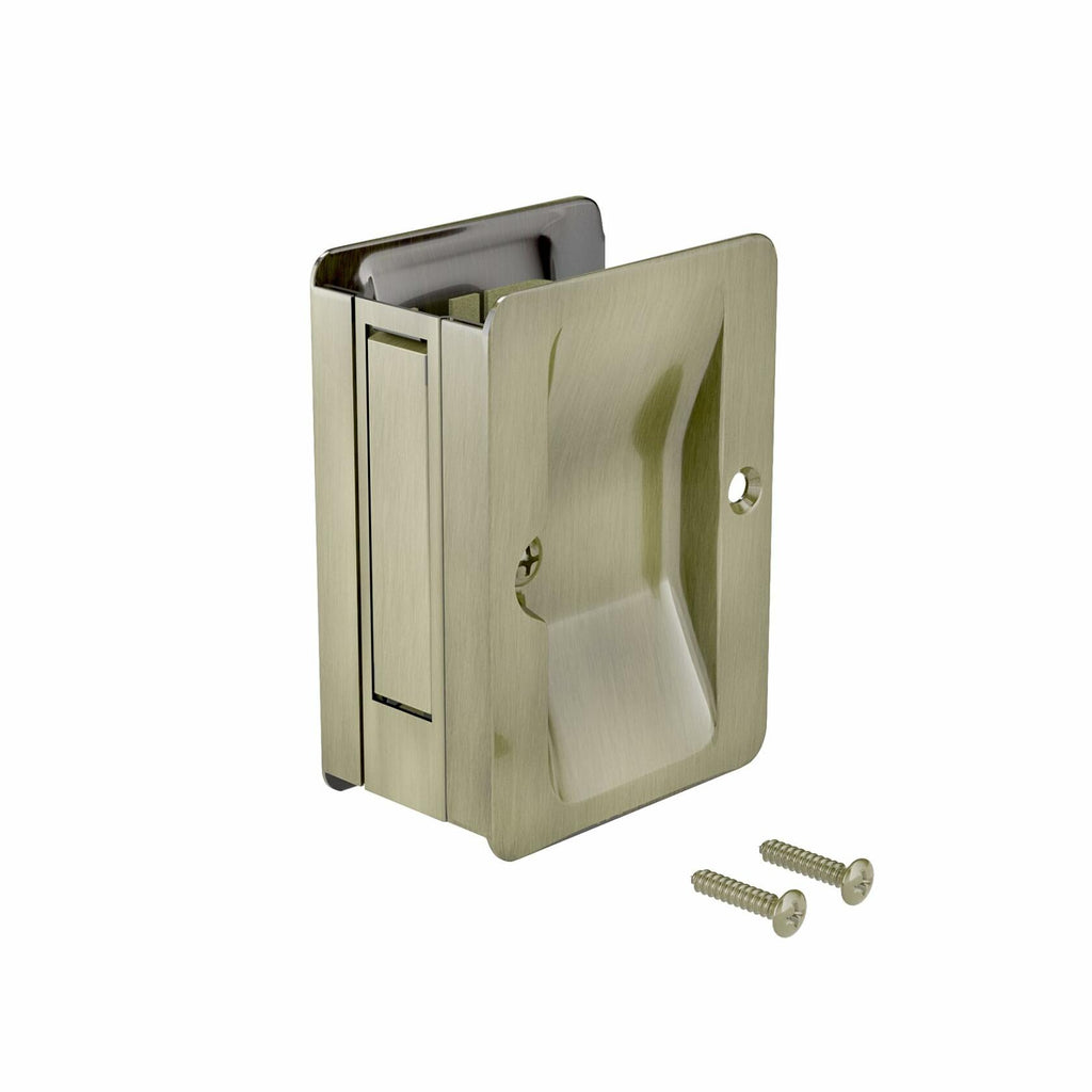 Richelieu Hardware 1700ABPSBC Onward Pocket Door Pull, Passage Lock, 3 1/4 in