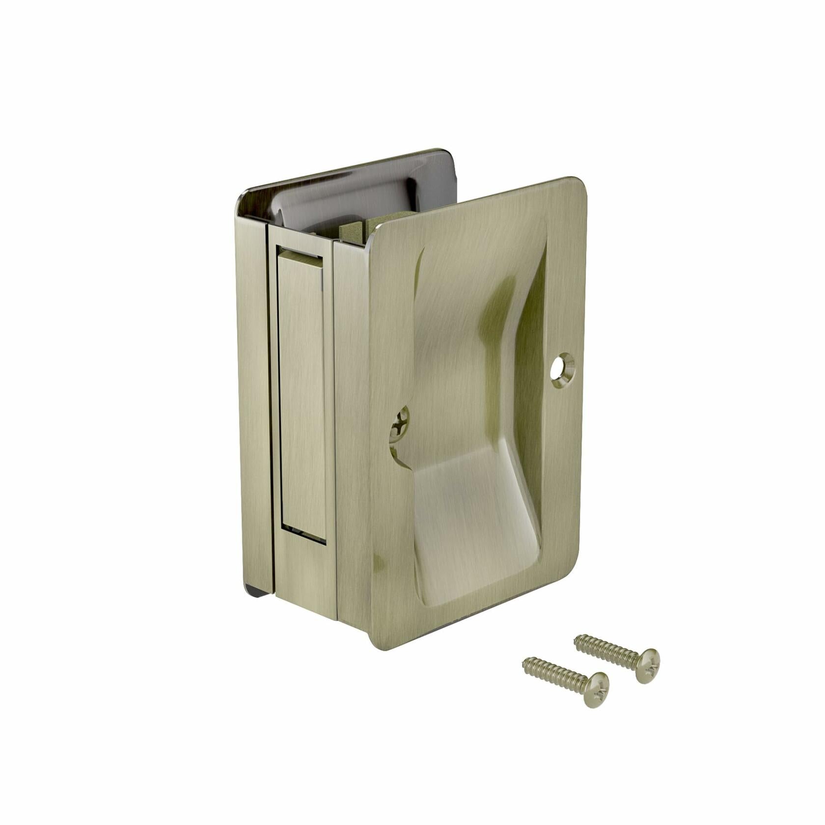 Richelieu Hardware 1700ABPSBC Onward Pocket Door Pull, Passage Lock, 3 1/4 in