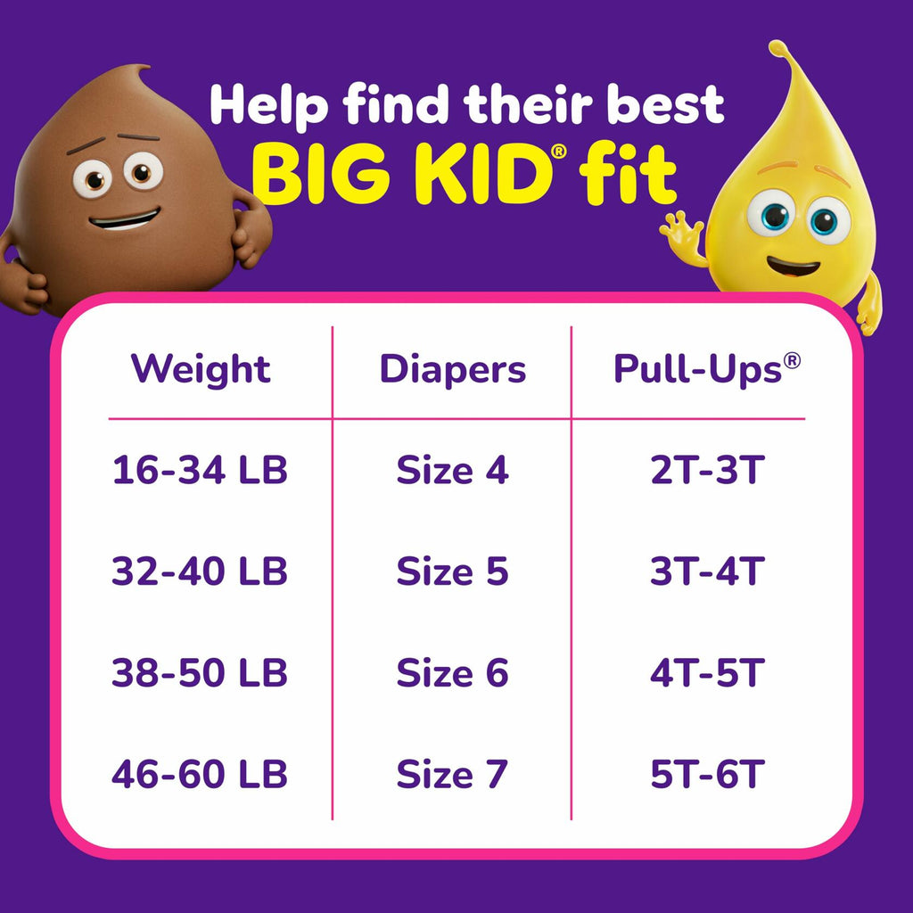 46 Count Pull-Ups Girls' Potty Training Pants, Size 2T-3T Training Underwear