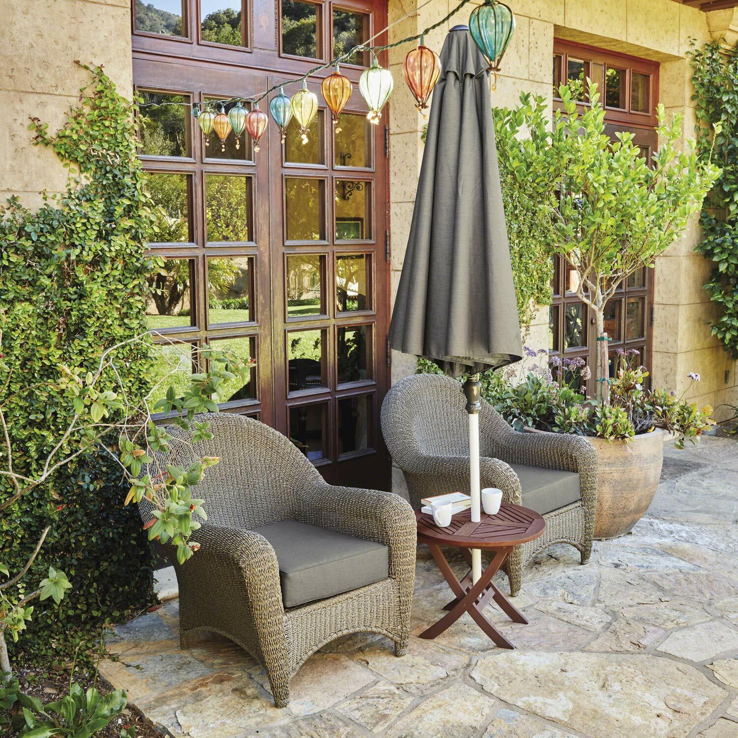 Classic Accessories Montlake Water-Resistant 21 x 21 x 5 Inch Square Outdoor.