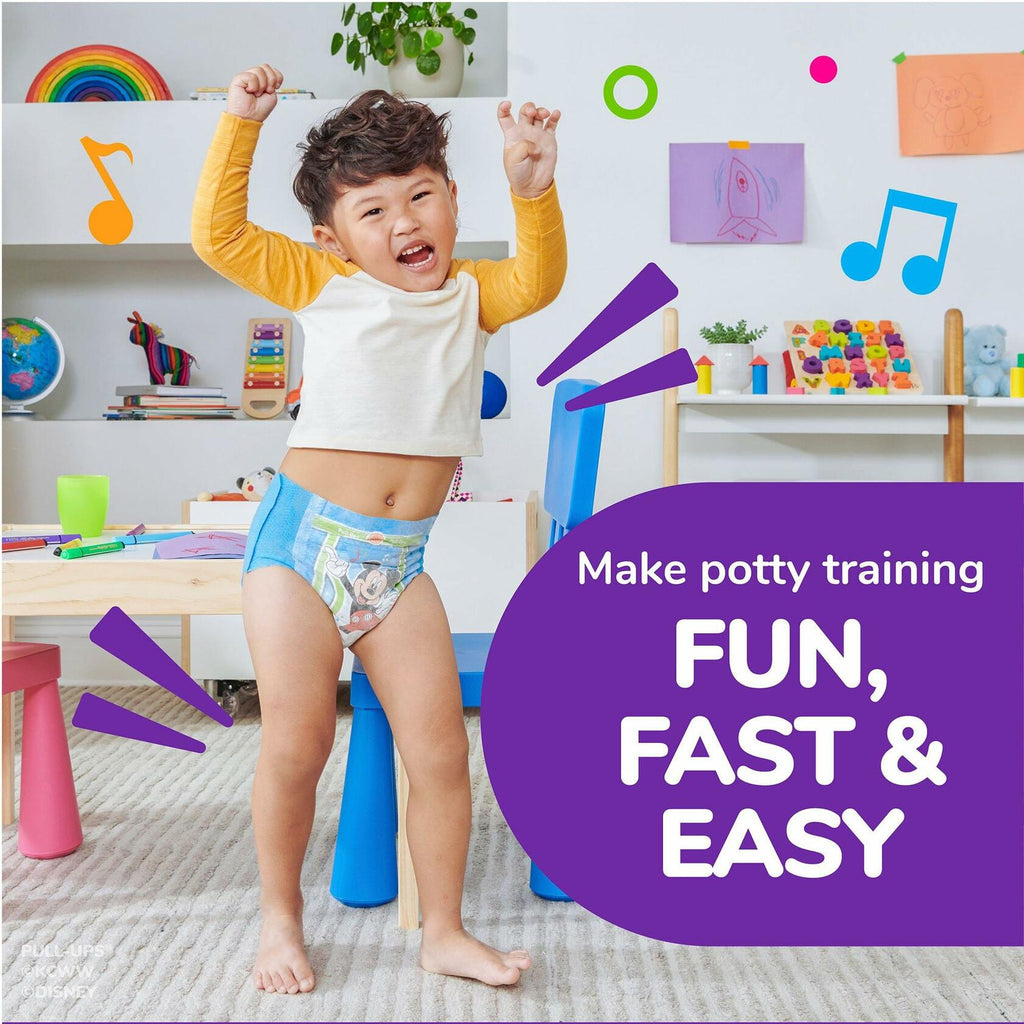 40 Count Pull-Ups Toddler Toddler Training Pants Size 3T to 4T 32 to 40 lbs.