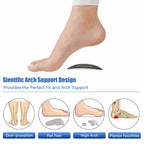 1 Pair Arch Support Inserts for Flat Feet - Unisex Self - Adhesive Latex Arch