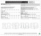 McCall's Patterns M7205 Women's Tops Sewing Template, KK (26W-28W-30W-32W)
