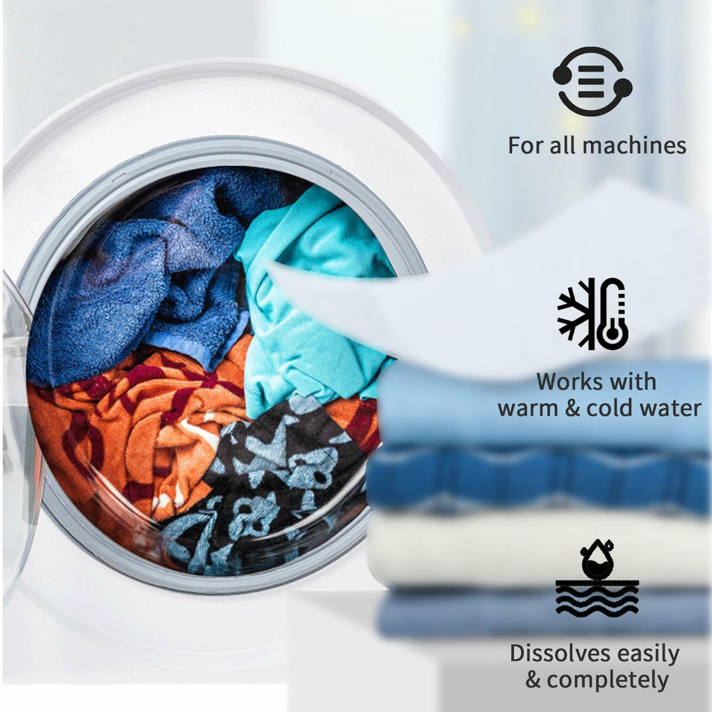 50 Count Jiffine Color Absorber Sheets for Laundry, Allow Mixed Washes,Fragrance