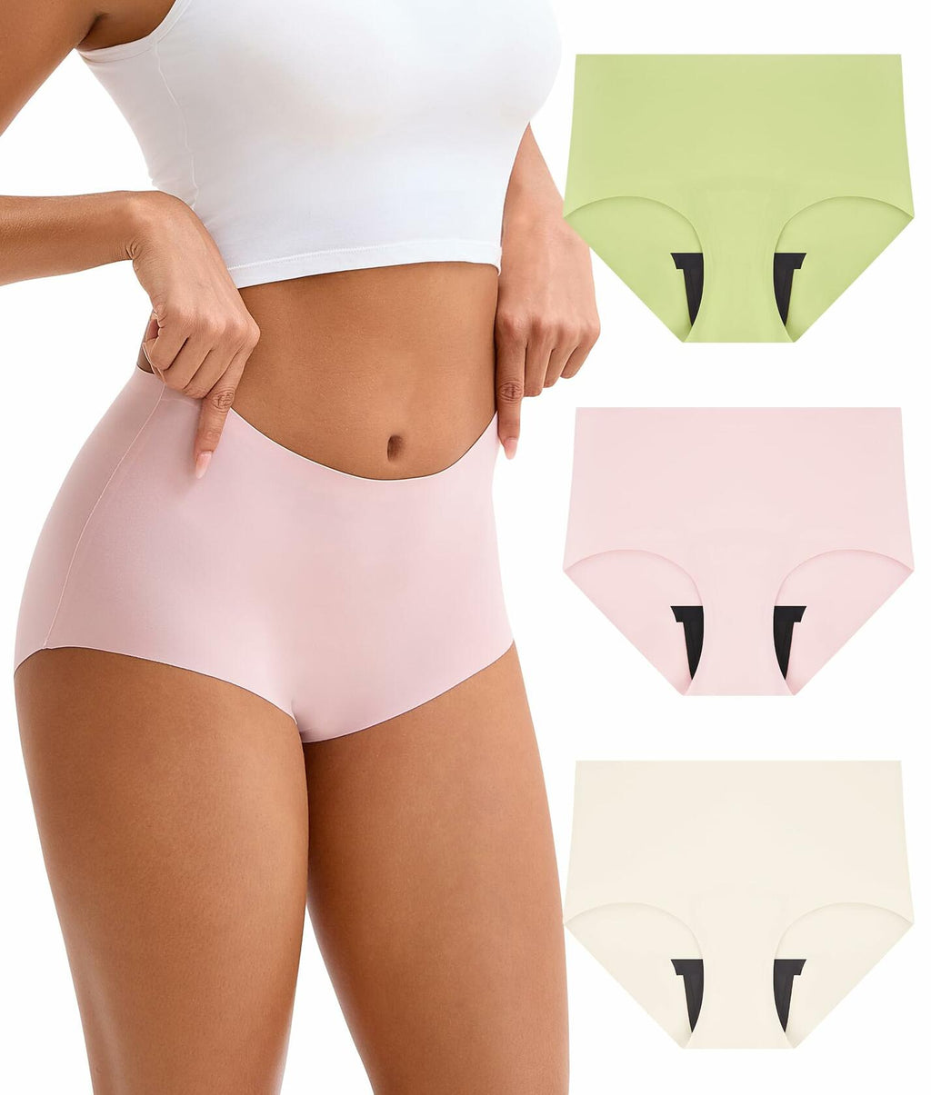 3 Pack Medium SUNCHIRI Incontinence Underwear for Women, Seamless High Waisted