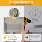 Homedemo 35'' W x 38'' H No Drill No Tools Blackout Cellular Shades Cordless,