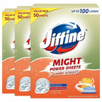 50 Count Jiffine Color Absorber Sheets for Laundry, Allow Mixed Washes,Fragrance