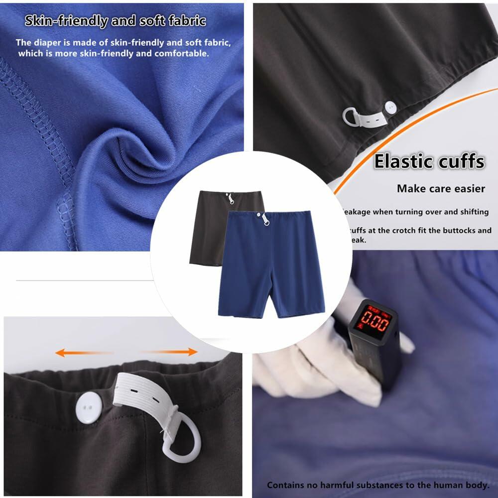LAROTSUBA XXL Leak-Proof and Washable Urinary Incontinence Pants,Reusable