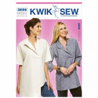 Kwik Sew K3896 Tops Sewing Pattern, Size XS-S-M-L-XL