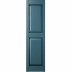 Ekena Millwork Lifetime Vinyl Standard Two Equal Panel Vinyls 12"W x 31"H Raised
