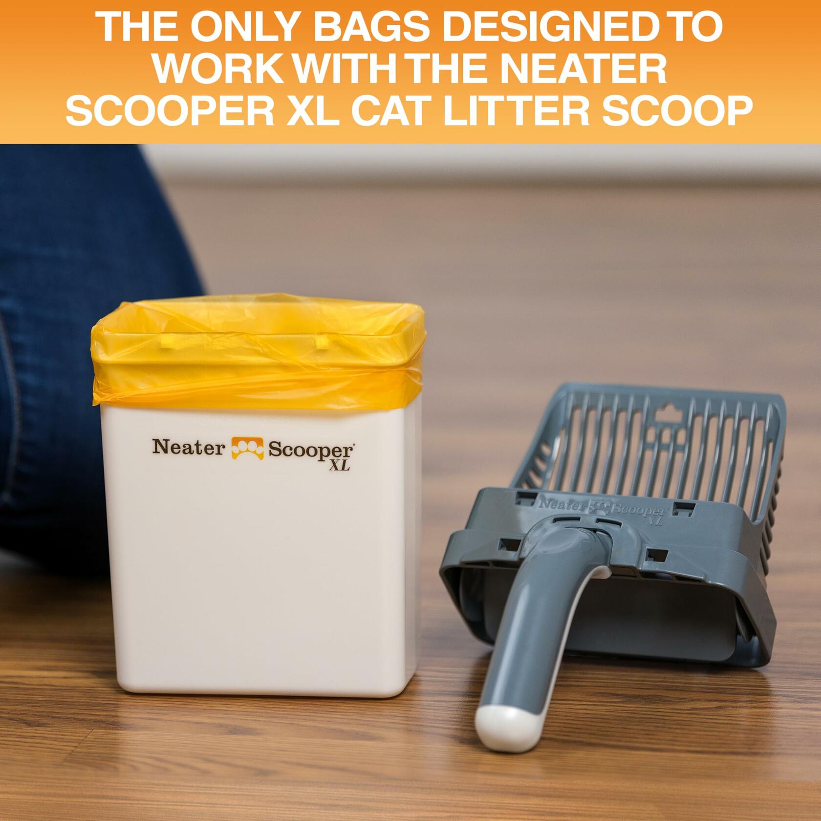 12 Rolls, 180 Count Neater Pets Neater Scooper Bags XL Size Extra-Capacity Waste