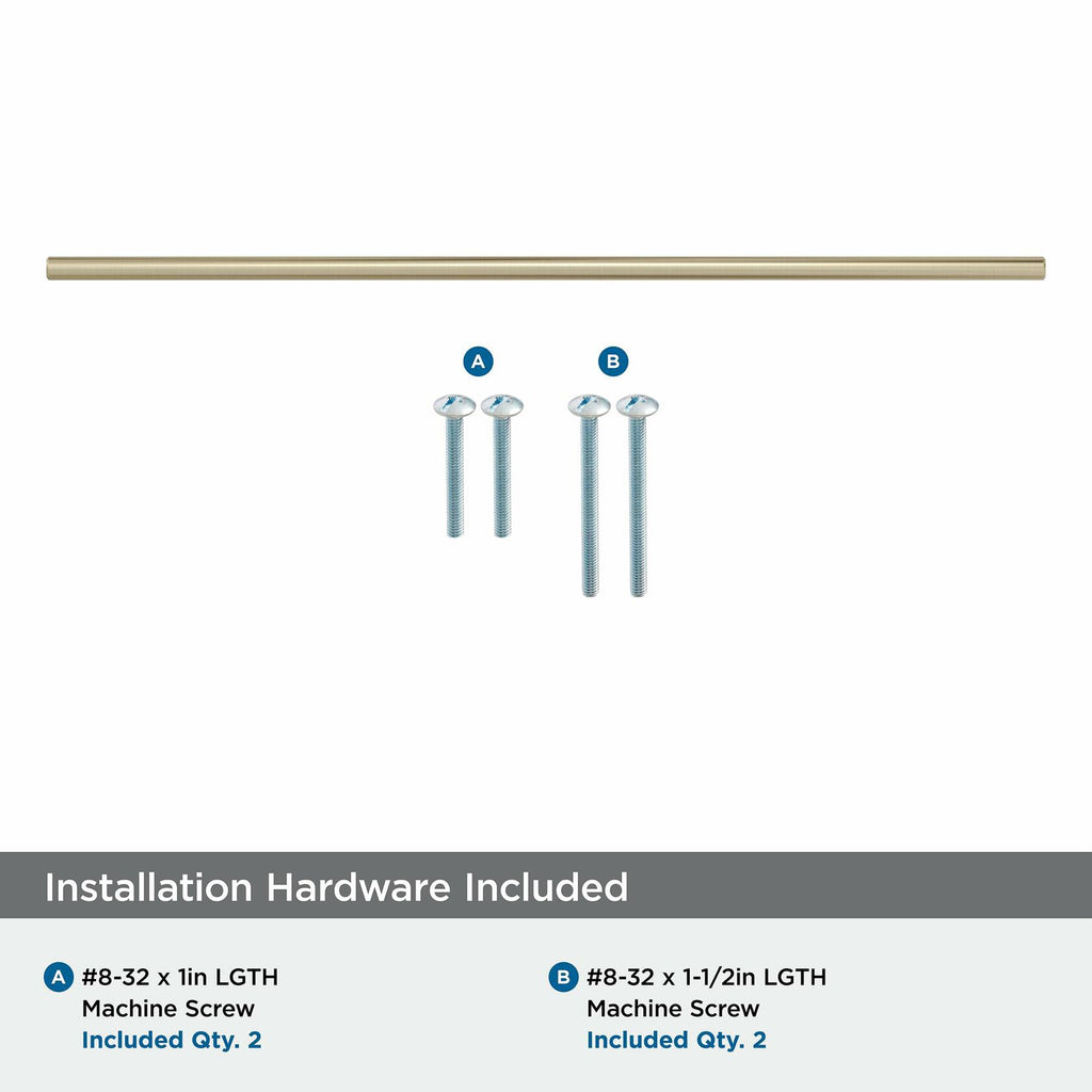 Amerock BP19015BBZ | Bar Pulls 16-3/8 inch (416mm) Center-to-Center Golden