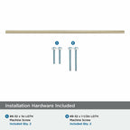 Amerock BP19015BBZ | Bar Pulls 16-3/8 inch (416mm) Center-to-Center Golden