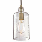 Westinghouse 6371400, Antique Brass Finish with Clear Textured Glass Carmen