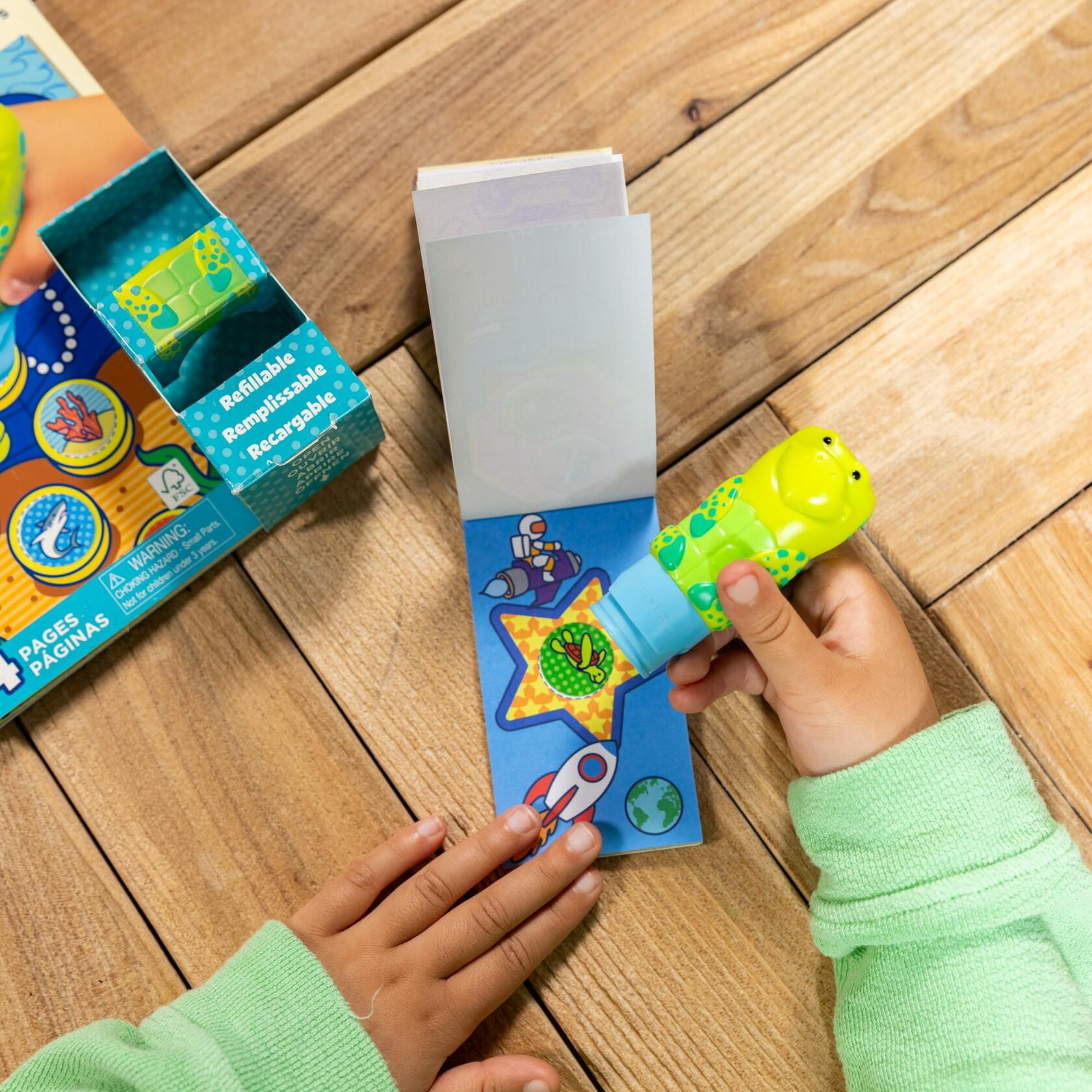 Melissa & Doug Sticker Wow!™ Sea Turtle Bundle: 24-Page Activity Book,