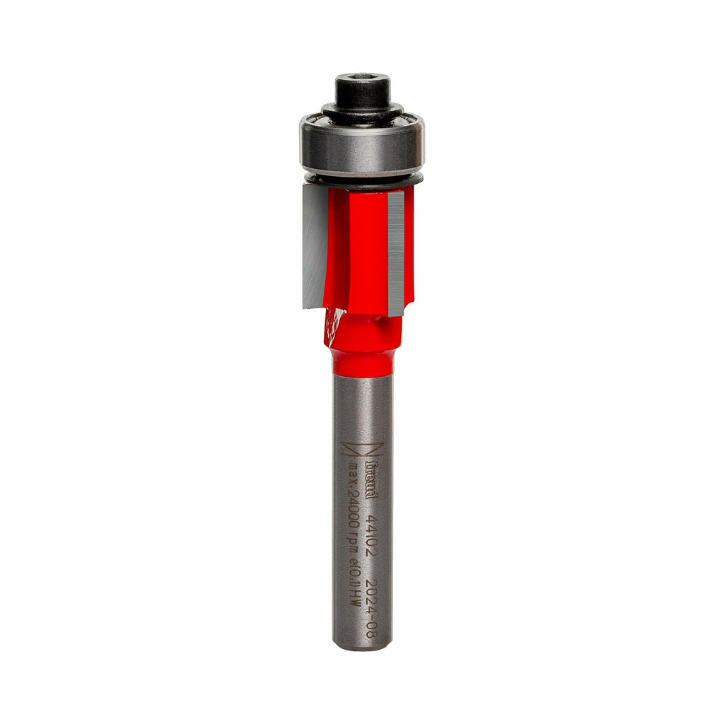 Freud 44-102: 1/2" (dia.) Bearing Flush Trim Bit with 1/4" shank, 1/2" carbide