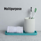 Zulay Kitchen (9x3.5) Silicone Sponge Holder for Kitchen Sink - Flexible