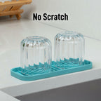 Zulay Kitchen (9x3.5) Silicone Sponge Holder for Kitchen Sink - Flexible