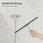 AmazerBath Shower Squeegee for Glass Doors, All-Purpose Squeegee with Suction
