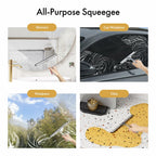AmazerBath Shower Squeegee for Glass Doors, All-Purpose Squeegee with Suction