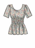 McCall Pattern Women's Sleeveless, Short, 3/4 Sleeve Blouse, Sizes 14-22 Sewing