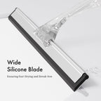 AmazerBath Shower Squeegee for Glass Doors, All-Purpose Squeegee with Suction