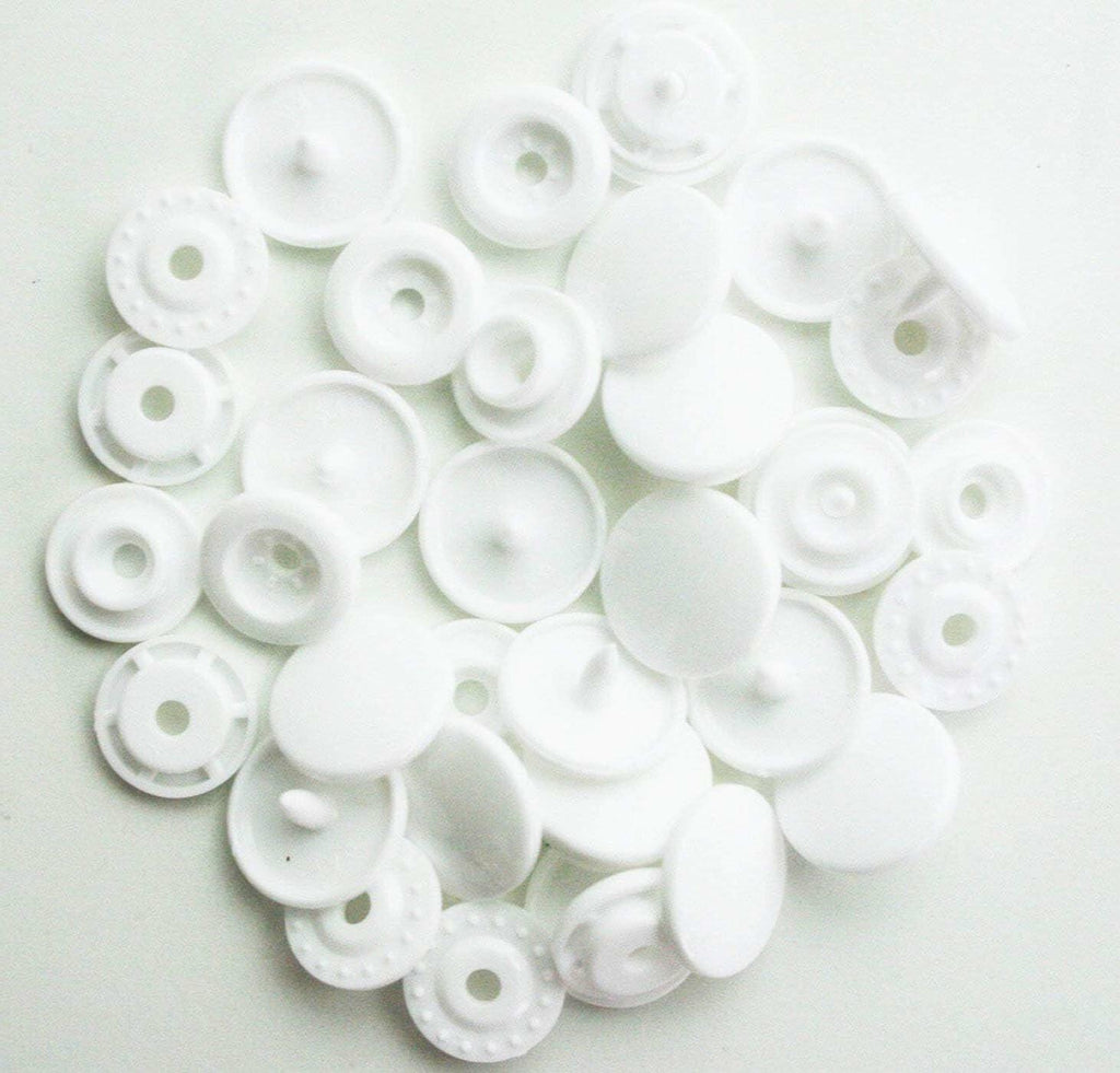 200 Sets T5 Resin Plastic Snaps, BetterJonny Size 20 Glossy Round Resin Plastic