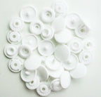 200 Sets T5 Resin Plastic Snaps, BetterJonny Size 20 Glossy Round Resin Plastic
