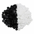200 Sets T5 Resin Plastic Snaps, BetterJonny Size 20 Glossy Round Resin Plastic