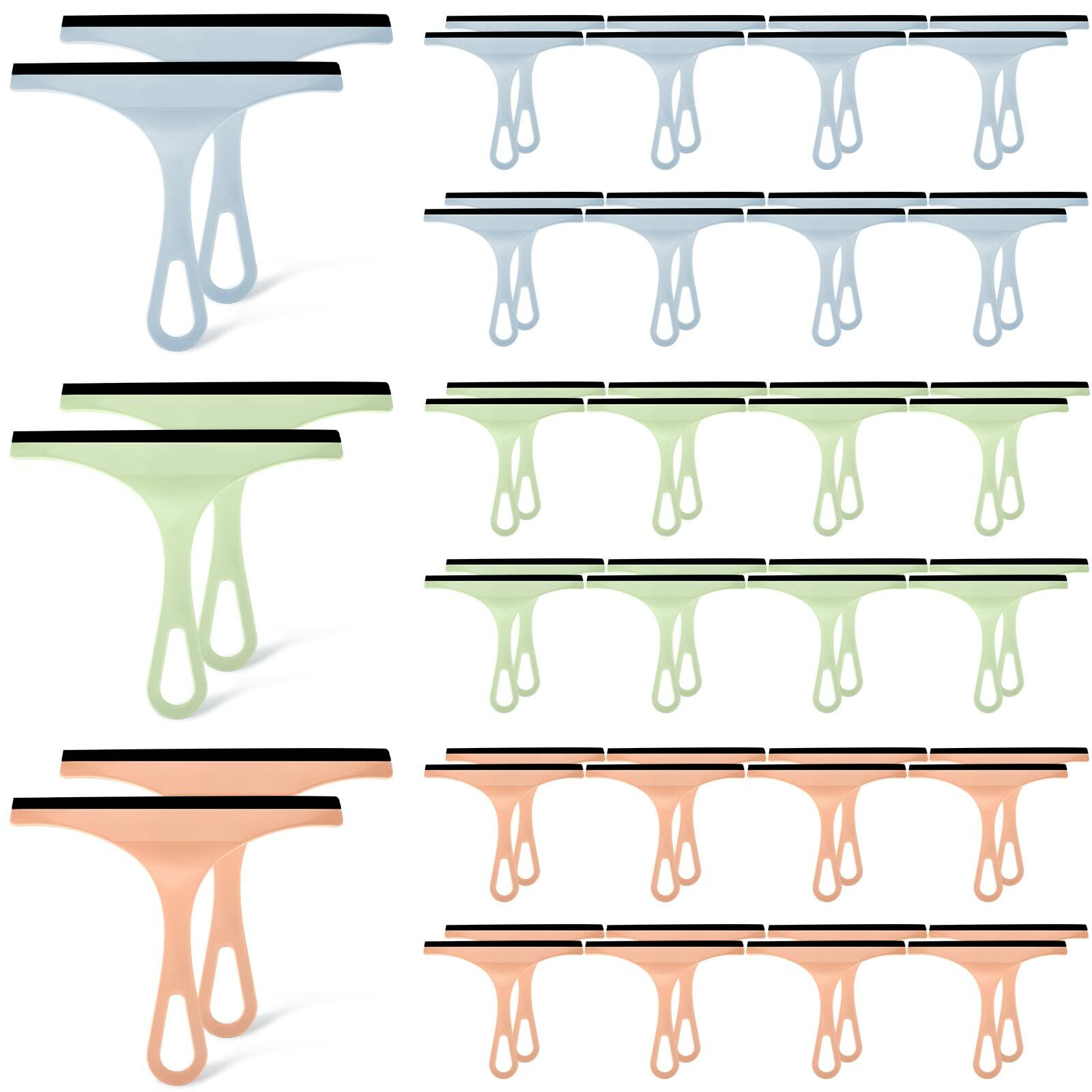 Didaey 48 Pcs Squeegee for Shower Glass Door, 8.7 Inch Silicone Shower Squeegee