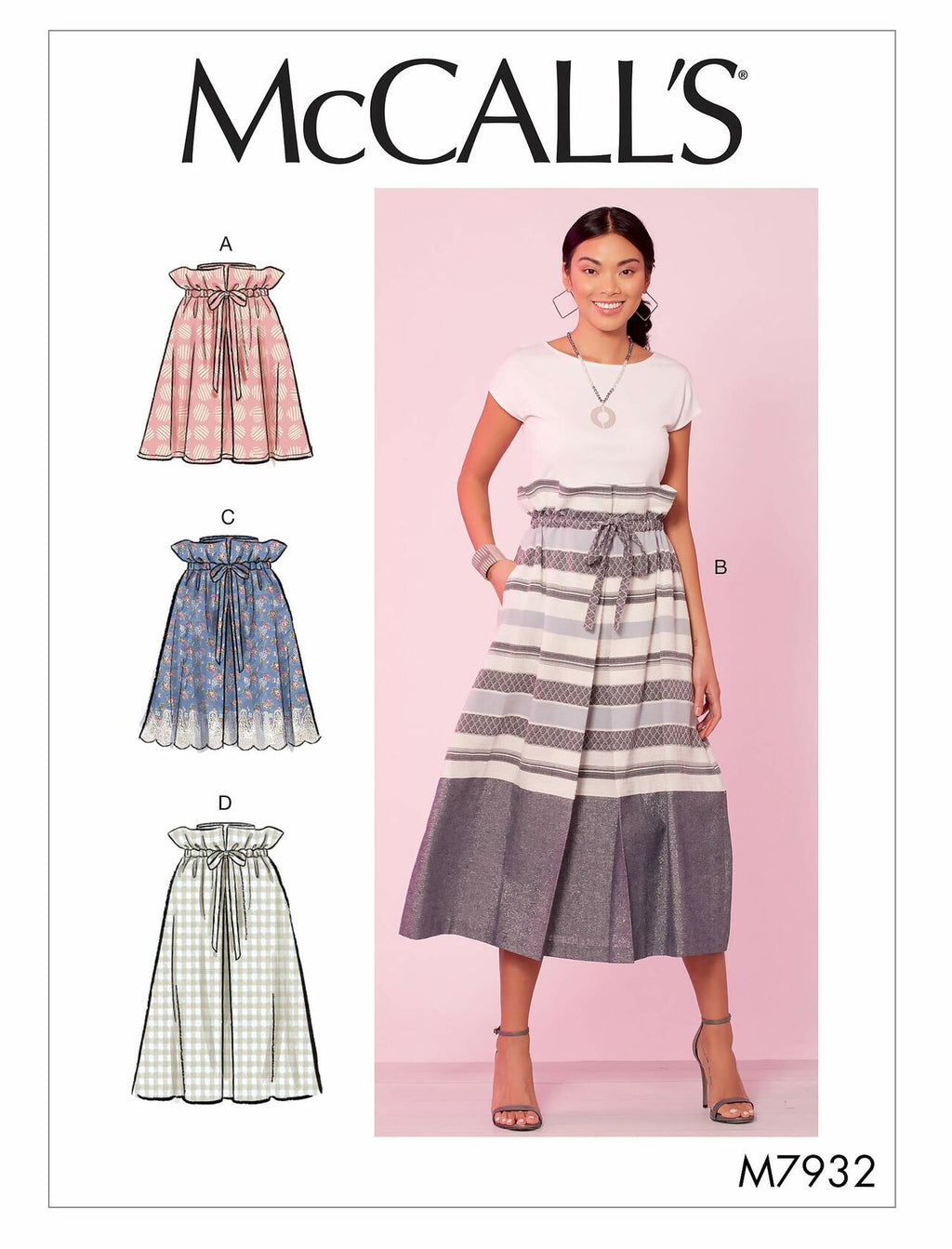 McCall's Patterns McCall's Women's Loose-Fitting Drawstring Skirt, Sizes 4-14