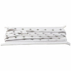 hobbyhub 3 Yards White Sewing Snap Button Tape Trim, 0.8 Inch Wide Soft Cloth