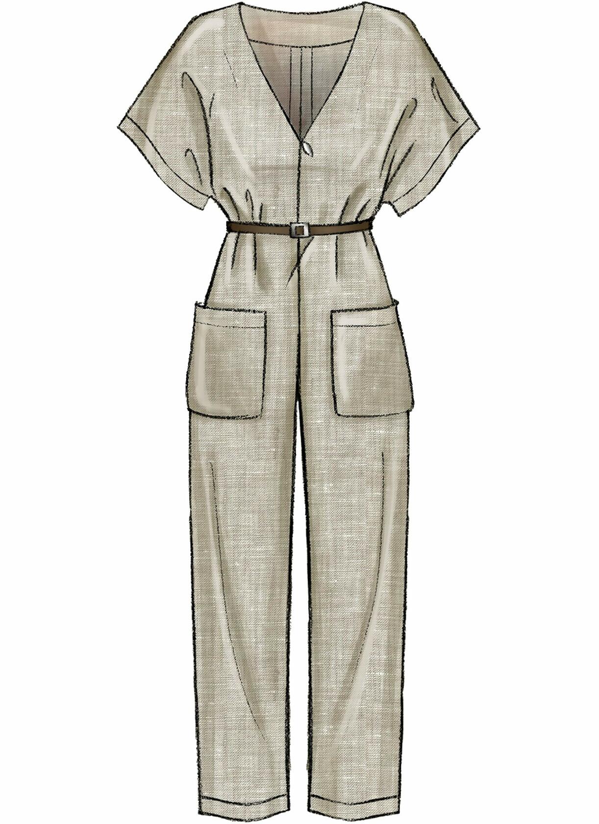 McCall's Patterns McCall's Learn Women's Jumpsuit and Romper, Sizes L-XL Sewing